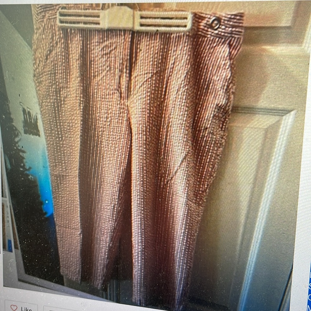 SAG HARBOR striped Capri pants 16W